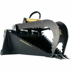 Construction Attachments INC Construction Attachments 50" Severe Xtreme Duty Stump Bucket Grapple #1SBGSXD50WT
