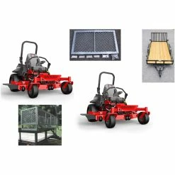 Caliber Trailer Mfg. G612 Gravely Mower Bundle - Pro Turn 152 Zero Turn 7x16 Tube Utility Trailer