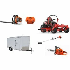 Cynergy Cargo LLC GE4212 Gravely Mower Bundle - ZT HD 44 Zero Turn 350BT Blower SRM-225 Trimmer
