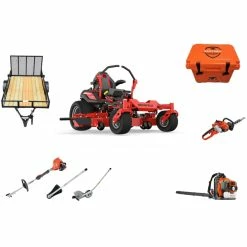 Caliber Trailer Mfg. GE4221 Gravely Mower Bundle - ZT HD 60 Zero Turn 350BT Blower PAS-225VP