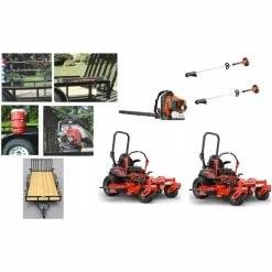 Caliber Trailer Mfg. GE507 Big Kahuna Gravely PT Z 52 Zero Turn Mower Bundle