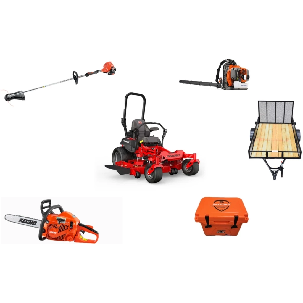Caliber Trailer Mfg. GE575 Gravely Mower Bundle - Pro Turn Z 60 Zero Turn 350BT Blower SRM-225 Trimmer 1 Caliber Trailer Mfg. GE575 Gravely Mower Bundle - Pro Turn Z 60 Zero Turn 350BT Blower SRM-225 Trimmer
