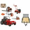 Caliber Trailer Mfg. GH4245 Gravely Mower Bundle - ZT X 52 Zero Turn 150BT Blower TW17116DMN Tiller