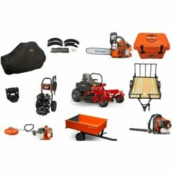 Caliber Trailer Mfg. GH496 Gravely Mower Bundle - ZT X 52 Zero Turn 150BT Blower 128LD Trimmer