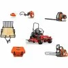 Caliber Trailer Mfg. GH624 Gravely Mower Bundle - Pro Turn 160 Zero Turn 350BT Blower 525L Trimmer