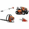 Echo HH204 Husqvarna Mower Bundle - TS 248XD Lawn Tractor 130BT Blower SRM-225 Trimmer