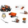 HH211 Husqvarna Mower Bundle - TS 248XD Lawn Tractor 130BT Blower 330LK Trimmer