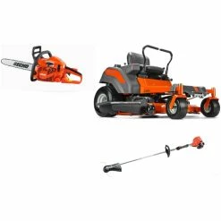 HH304 Husqvarna Mower Bundle - Z254 Zero Turn Mower SRM-225 Trimmer CS-310 Chainsaw