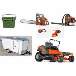 Cynergy Cargo LLC HH308 Husqvarna Mower Bundle - Z246 Zero Turn 150BT Blower 6x12 Enclosed Trailer