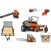 Caliber Trailer Mfg. HH407 Fab 42 Bundle Husqvarna Z242F Zero Turn Mower Bundle