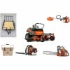 Caliber Trailer Mfg. HH408 Fab Zee 54 Bundle Husqvarna Z254F Zero Turn Mower Bundle