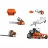 Briggs & Stratton HH4132 Husqvarna Mower Bundle - MZ 61 Zero Turn 350BT Blower MU80X10AR Trailer