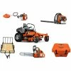 Caliber Trailer Mfg. HH4150 Husqvarna Mower Bundle - MZ48 Zero Turn 350BT Blower 435e Chainsaw