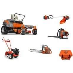 HH4170 Husqvarna Mower Bundle - Z242F Zero Turn 150BT Blower 130L Trimmer