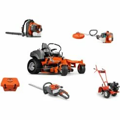 HH4173 Husqvarna Mower Bundle - MZ 54 Zero Turn TW17116DMN Tiller 122HD60 Hedge Trimmer