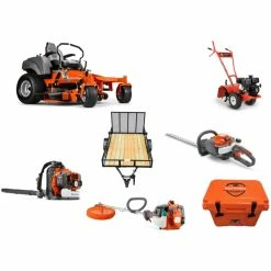 Briggs & Stratton HH4177 Husqvarna Mower Bundle - MZ 61 Zero Turn TW17116DMN Tiller 122HD60 Hedge Trimmer