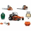 Caliber Trailer Mfg. HH4232 Husqvarna Mower Bundle - MZ 54 Zero Turn 350BT Blower 128LD Trimmer