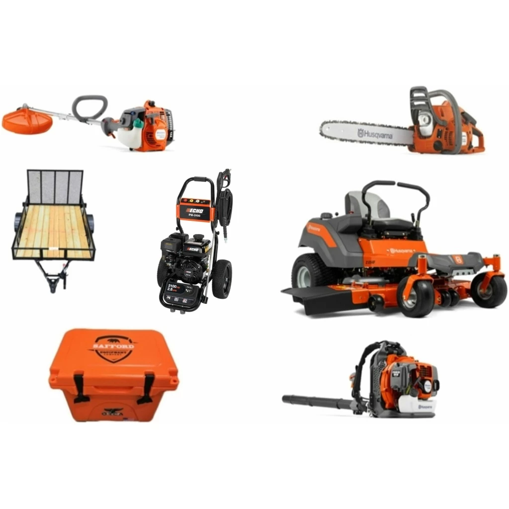 Caliber Trailer Mfg. HH4237 Husqvarna Mower Bundle - Z254F Zero Turn PW-3100 Pressure Washer 150BT Blower 1 Caliber Trailer Mfg. HH4237 Husqvarna Mower Bundle - Z254F Zero Turn PW-3100 Pressure Washer 150BT Blower