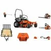 Caliber Trailer Mfg. HH435 Husqvarna Mower Bundle - MZ 61 Zero Turn 350BT Blower 525LK Trimmer