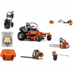 Echo HH436 Husqvarna Mower Bundle - MZ 54 Zero Turn 350BT Blower 525LK Trimmer