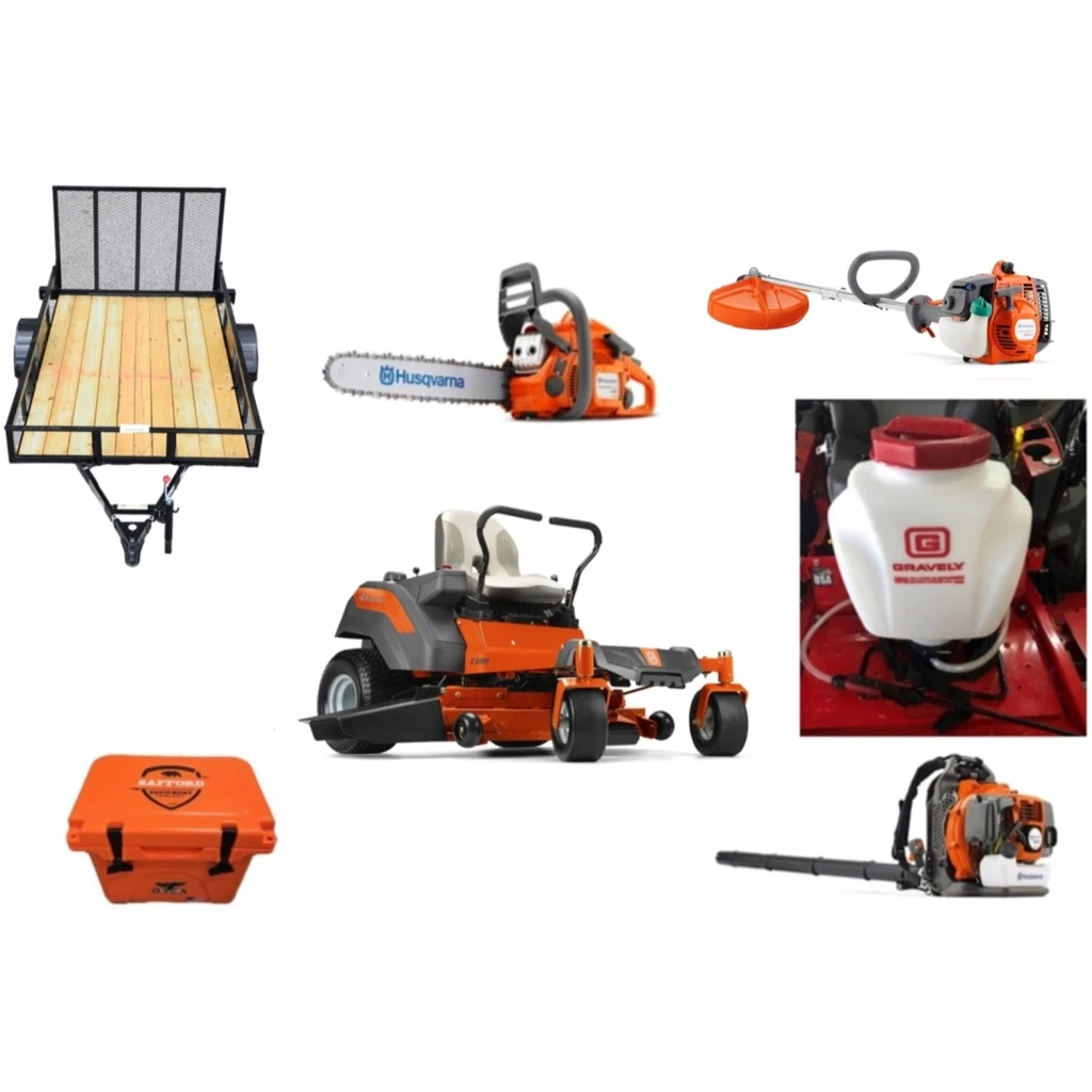 Caliber Trailer Mfg. HH457 Husqvarna Mower Bundle - Z248F Zero Turn 350BT Blower 128LD Trimmer 1 Caliber Trailer Mfg. HH457 Husqvarna Mower Bundle - Z248F Zero Turn 350BT Blower 128LD Trimmer
