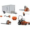 Cynergy Cargo LLC HH465 Husqvarna Mower Bundle - MZ 61 Zero Turn 350BT Blower 7x12 Enclosed Trailer