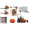 Cynergy Cargo LLC HH471 Husqvarna Mower Bundle - MZ 61 Zero Turn 350BT Blower 7x12 Enclosed Trailer
