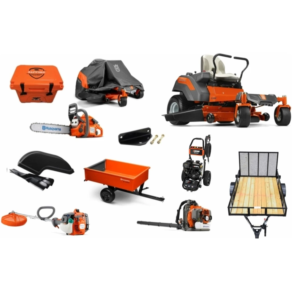 Caliber Trailer Mfg. HH475 Husqvarna Mower Bundle - Z248F Zero Turn 350BT Blower 128LD Trimmer 1 Caliber Trailer Mfg. HH475 Husqvarna Mower Bundle - Z248F Zero Turn 350BT Blower 128LD Trimmer