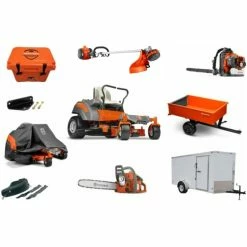 Cynergy Cargo LLC HH479 Husqvarna Mower Bundle - Z242F Zero Turn 150BT Blower 130L Trimmer