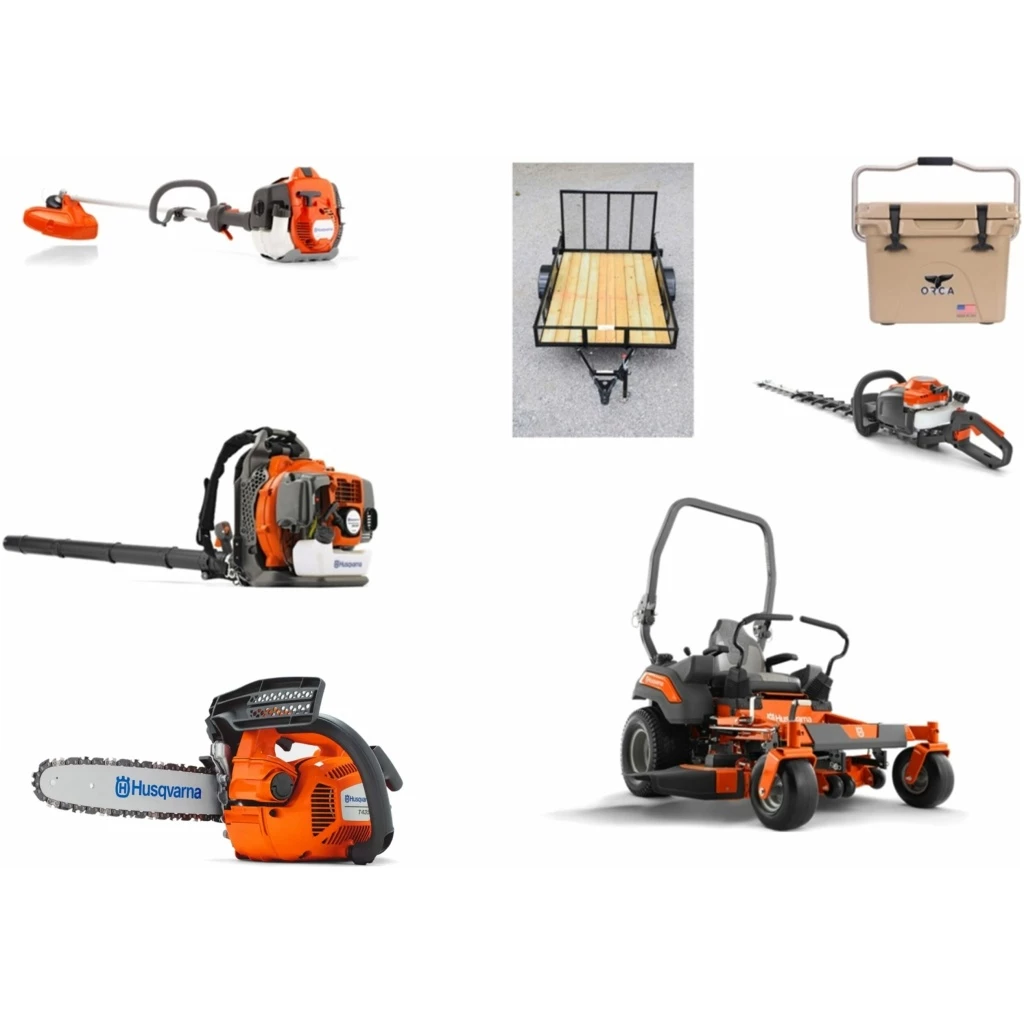 Caliber Trailer Mfg. HH516 Husqvarna Mower Bundle - Z454 Zero Turn 350BT Blower 525L Trimmer 1 Caliber Trailer Mfg. HH516 Husqvarna Mower Bundle - Z454 Zero Turn 350BT Blower 525L Trimmer