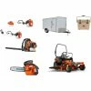 Cynergy Cargo LLC HH517 Husqvarna Mower Bundle - Z454 Zero Turn 350BT Blower 6x12 Enclosed Trailer
