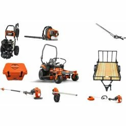 Caliber Trailer Mfg. HH544 Husqvarna Mower Bundle - Z454 Zero Turn 350BT Blower 525LK Trimmer