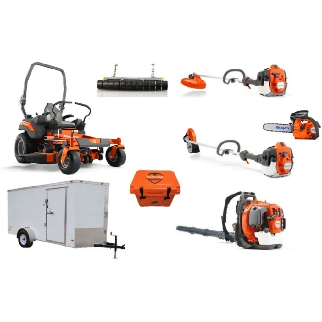 Cynergy Cargo LLC HH566 Husqvarna Mower Bundle - Z454 Zero Turn 560BTS Blower 6x12 Enclosed Trailer 1 Cynergy Cargo LLC HH566 Husqvarna Mower Bundle - Z454 Zero Turn 560BTS Blower 6x12 Enclosed Trailer