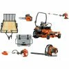 Caliber Trailer Mfg. HH586 Husqvarna Mower Bundle - Z460XS Zero Turn 350BT Blower 525L Trimmer