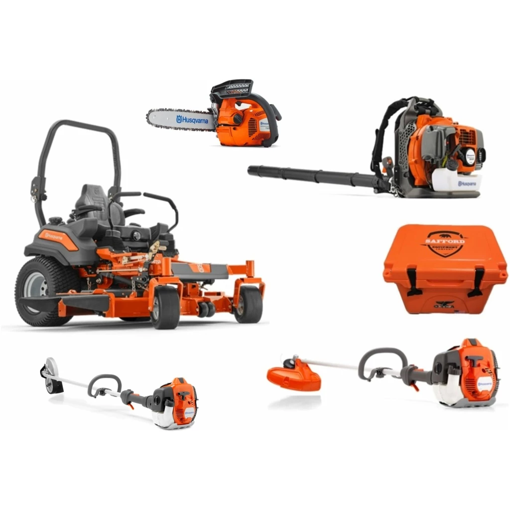 HH603 Husqvarna Mower Bundle - Z554L Zero Turn 350BT Blower 525L Trimmer 1 HH603 Husqvarna Mower Bundle - Z554L Zero Turn 350BT Blower 525L Trimmer
