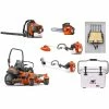 Caliber Trailer Mfg. HH609 Husqvarna Mower Bundle - Z554L Zero Turn 350BT Blower 525L Trimmer