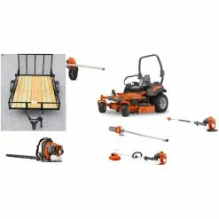 Caliber Trailer Mfg. HH621 Husqvarna Mower Bundle - Z560L Zero Turn 350BT Blower 525LK Trimmer