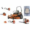 Caliber Trailer Mfg. HH708 Husqvarna Mower Bundle - Z572X Zero Turn 560BTS Blower 525L Trimmer