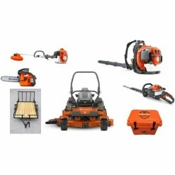 Caliber Trailer Mfg. HH733 Husqvarna Mower Bundle - Z560X Zero Turn 560BTS Blower 525LS Trimmer