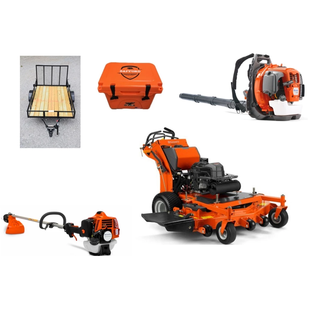 Caliber Trailer Mfg. HH738 Husqvarna Mower Bundle - W552 Hydro Walk 560BTS Blower 430LS Trimmer 1 Caliber Trailer Mfg. HH738 Husqvarna Mower Bundle - W552 Hydro Walk 560BTS Blower 430LS Trimmer