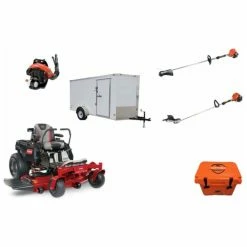 Cynergy Cargo LLC TE4197 Toro Mower Bundle - TimeCutter HD 60 Zero Turn PB-580T Blower SRM-225 Trimmer