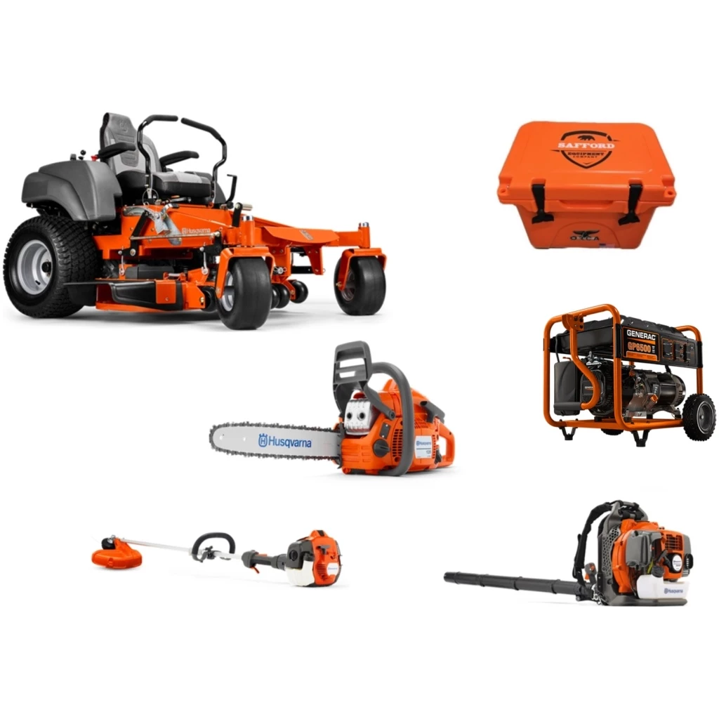 Generac TNB3 Husqvarna Mower Bundle - MZ 54 Zero Turn 350BT Blower 525LK Trimmer 1 Generac TNB3 Husqvarna Mower Bundle - MZ 54 Zero Turn 350BT Blower 525LK Trimmer
