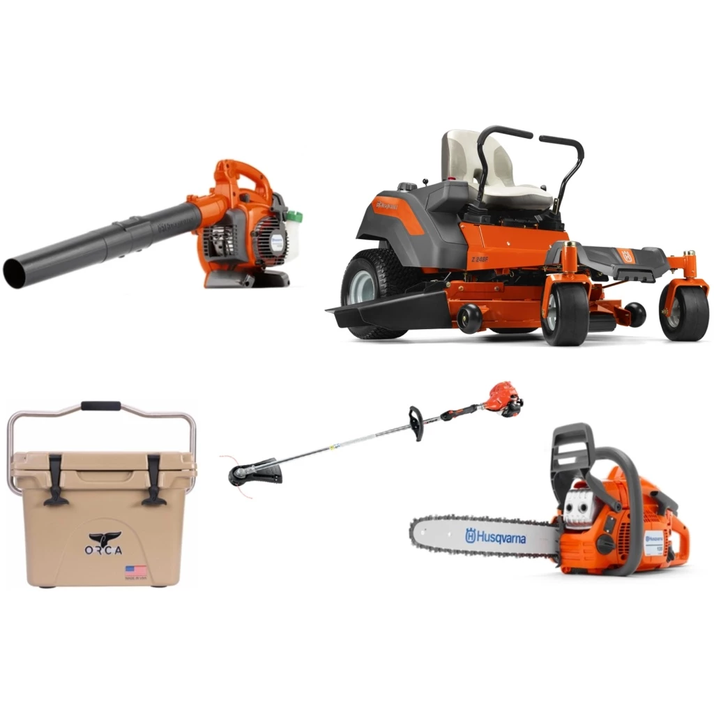 Echo HH405 Homeowners JR Husqvarna Z248F Zero Turn Mower Bundle 1 Echo HH405 Homeowners JR Husqvarna Z248F Zero Turn Mower Bundle