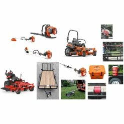 Caliber Trailer Mfg. HH550 Husqvarna Mower Bundle - Z554X Zero Turn Pro Walk 36 Hydro Walk Behind 560BTS Blower