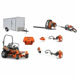 Cynergy Cargo LLC HH554 Husqvarna Mower Bundle - Z548 Zero Turn 350BT Blower 525L Trimmer