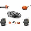 HH811 Husqvarna Mower Bundle - 315X Automower 520iLX Trimmer 436LiB Blower