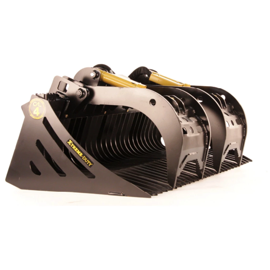 Construction Attachments INC Construction Attachments 73" Xtreme Duty Skeleton Grapple Bucket 1 Construction Attachments INC Construction Attachments 73" Xtreme Duty Skeleton Grapple Bucket