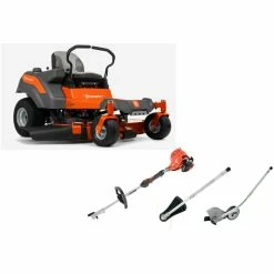 Husqvarna Z242F Zero Turn Mower Combo Deal PAS-225VP Trimmer